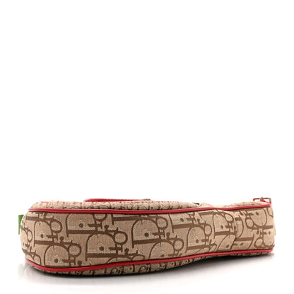 Christian Dior Monogram Rasta Saddle Pochette Beige 4 of 16