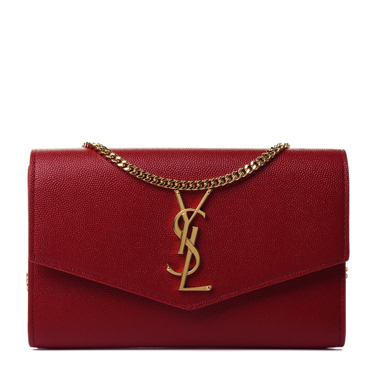 Grain De Poudre Uptown Chain Wallet Red