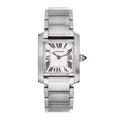 Cartier Stainless Steel 20mm Tank Francaise Quartz Watch 1 of 5