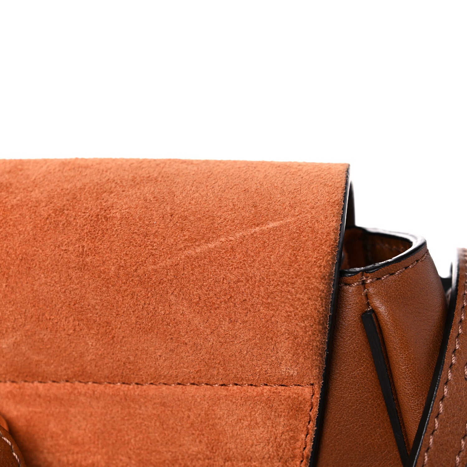 Chloe Suede Calfskin Medium Faye Backpack Tan 17 of 18