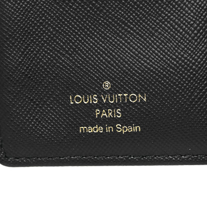 Louis Vuitton Mini Lin Small Ring Agenda Cover Black 6 of 6