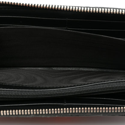 Gucci Guccissima Web Zip Around Wallet Black 7 of 11