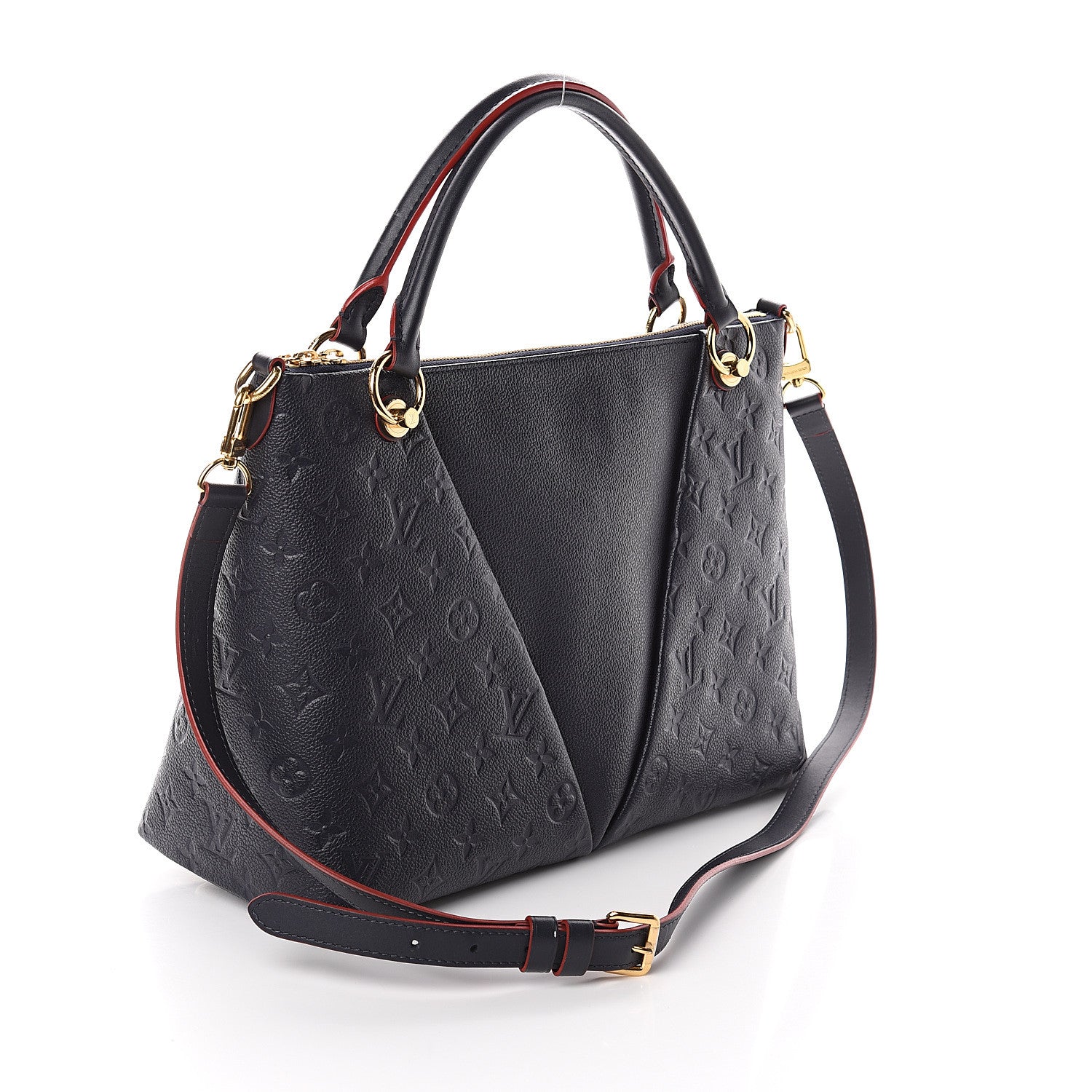 Louis Vuitton Empreinte V Tote MM Marine Rouge 2 of 8