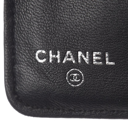 Chanel Lambskin Quilted Boy Zipped Pocket Wallet Black 7 of 9