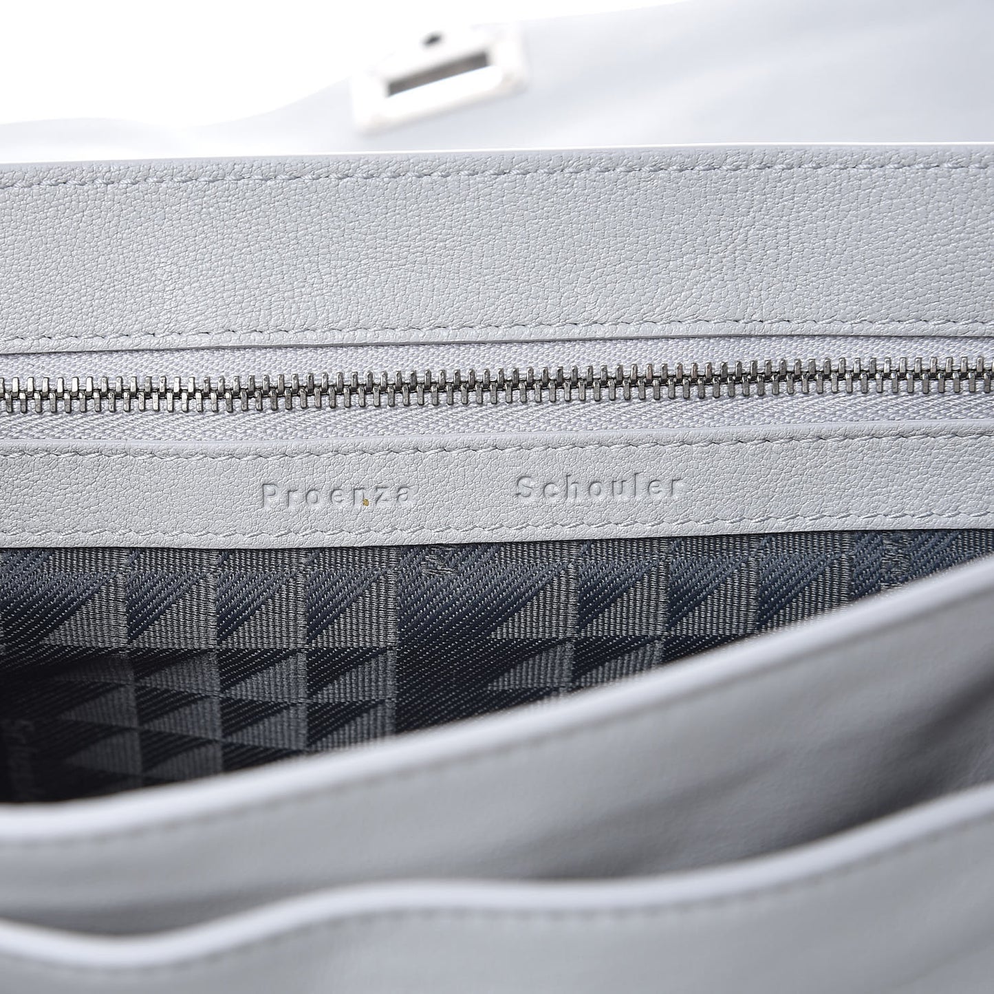 Lambskin Tiny PS1 Satchel Pale Steel
