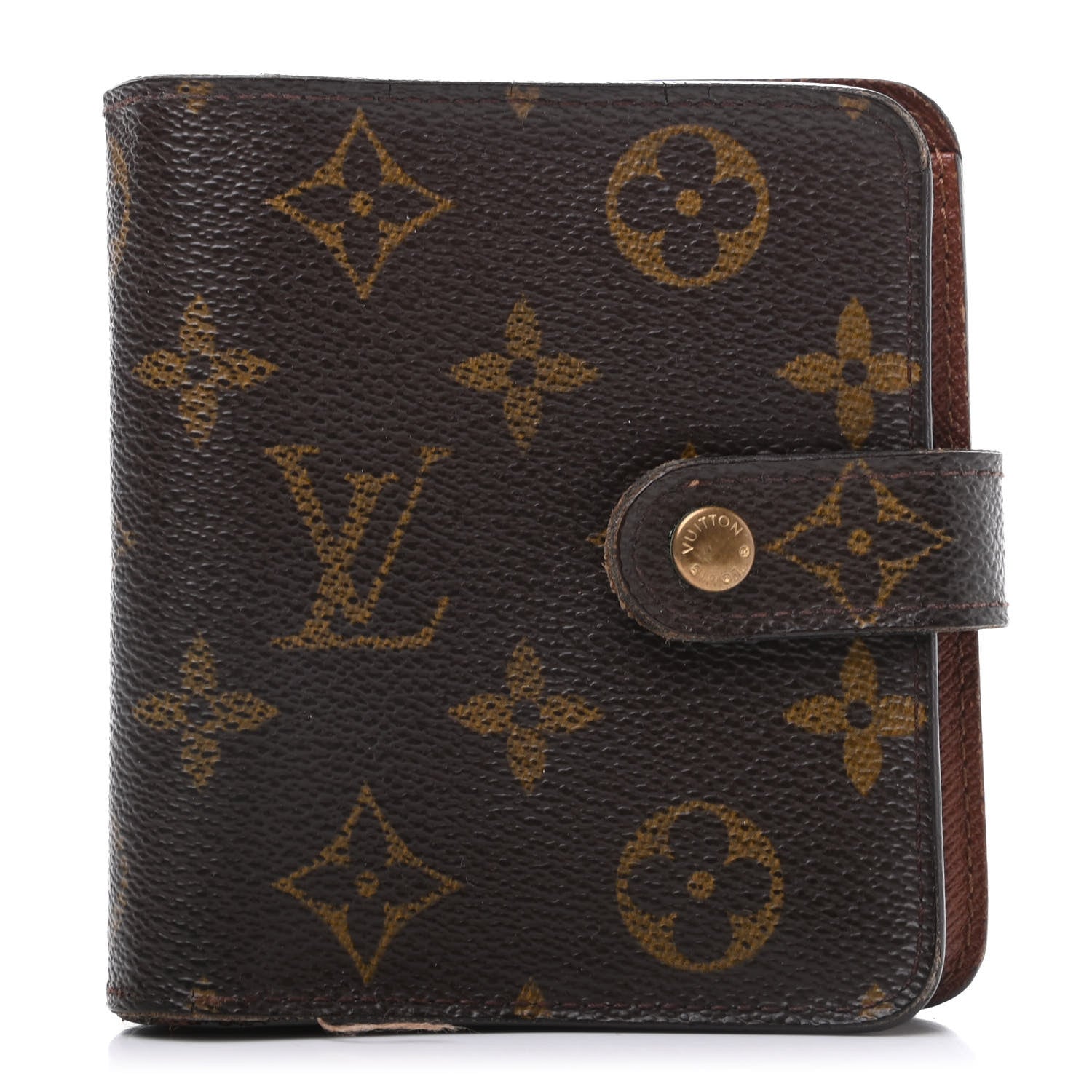 Louis Vuitton Monogram Compact Zippe Zipped Wallet 1 of 11