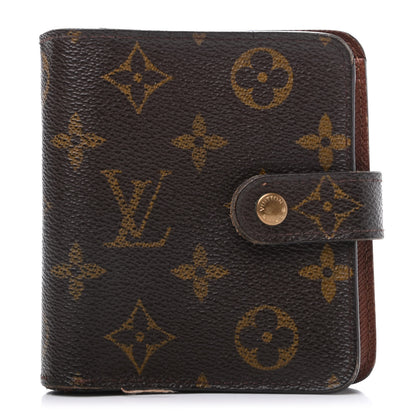 Louis Vuitton Monogram Compact Zippe Zipped Wallet 1 of 11
