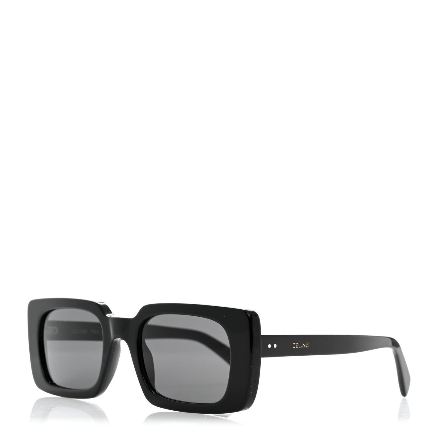Acetate Rectangular Sunglasses CL402131 Black