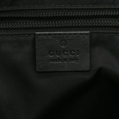 Gucci GG Supreme Monogram Web Flap Messenger Bag Black 6 of 11