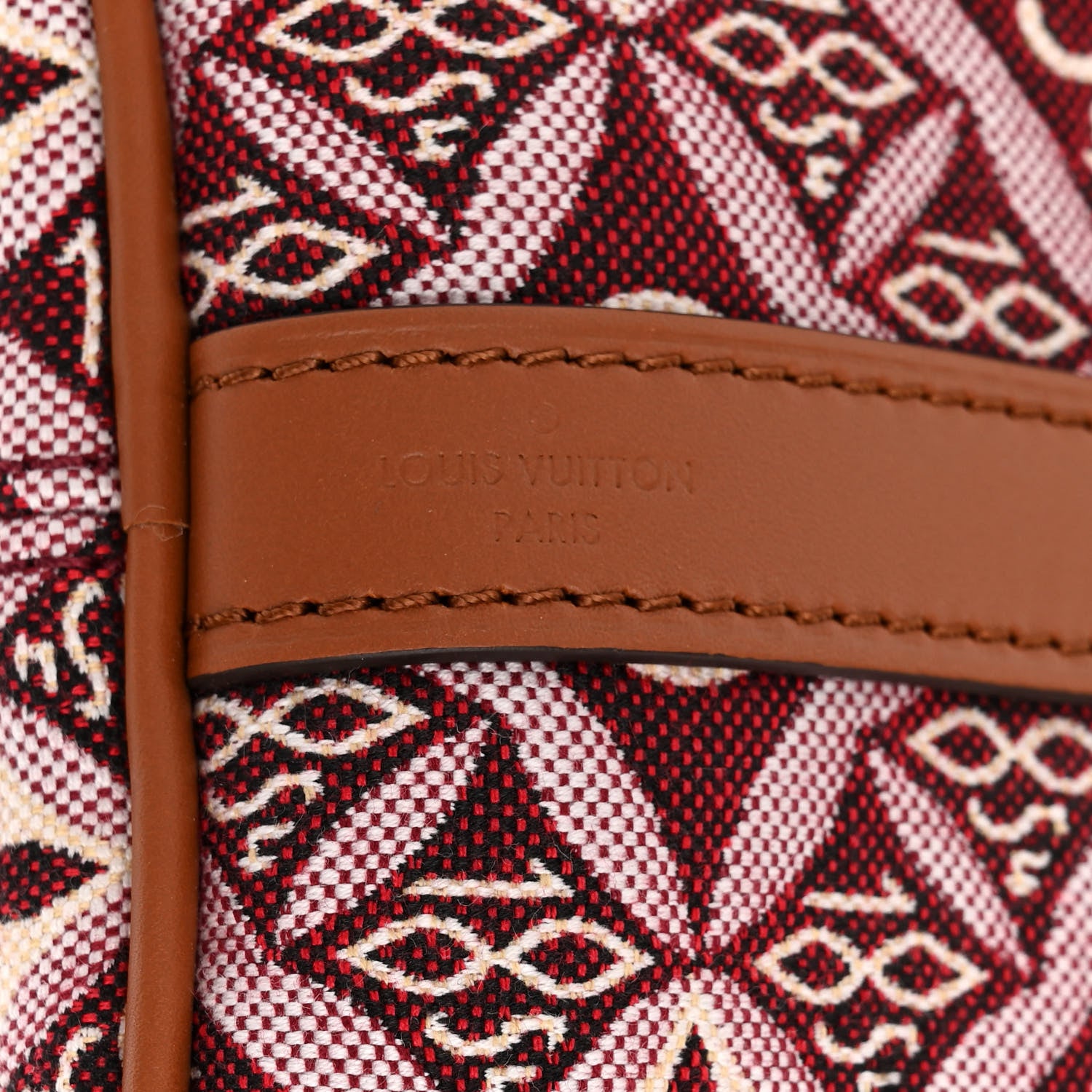 Louis Vuitton Jacquard Since 1854 Speedy Bandouliere 25 Bordeaux 10 of 10