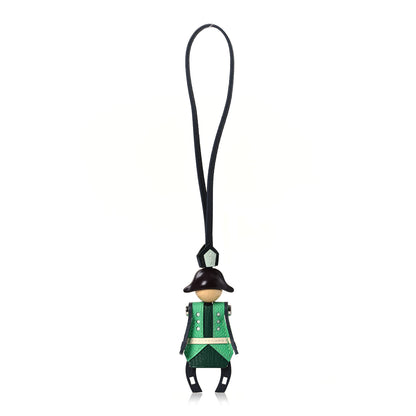 Hermes Epsom Chevre Mysore Artificer Bag Charm Ardoise Rouge Sellier Vert Moyen Vert Comics Nata Vert Peppermint 1 of 5