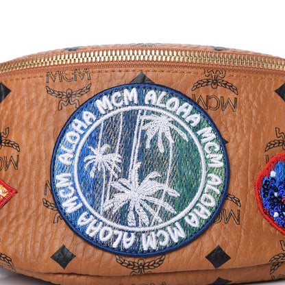 MCM Visetos Hawaii Patch Small Stark Belt Bag Cognac 9 of 9