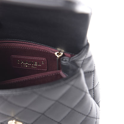 Chanel Caviar Quilted Extra Mini Coco Handle Flap Black 8 of 11