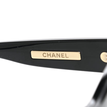 Chanel Acetate Cat Eye Sunglasses 6054 Black 5 of 7