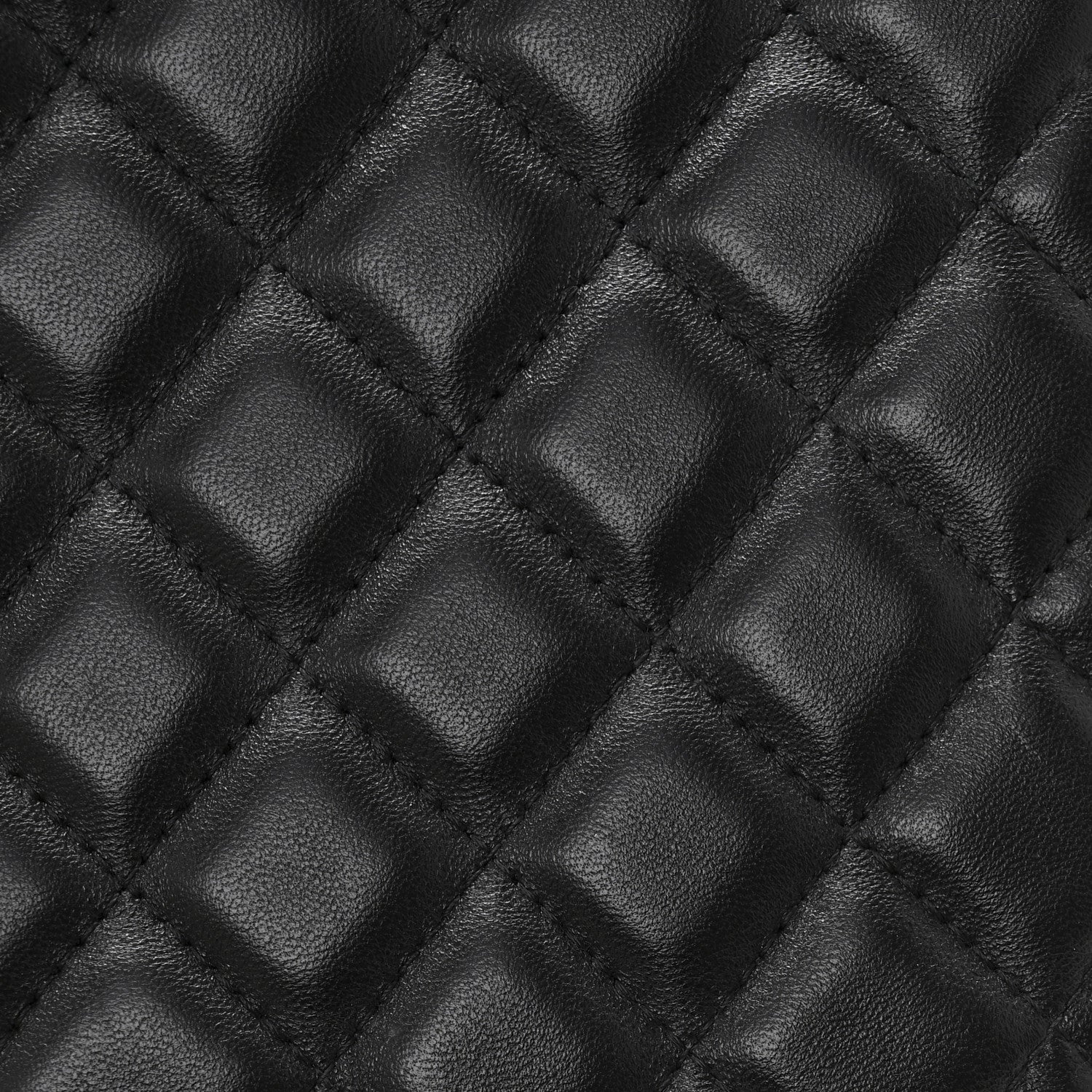 Chanel Lambskin Enamel Quilted Document Portfolio Holder Black