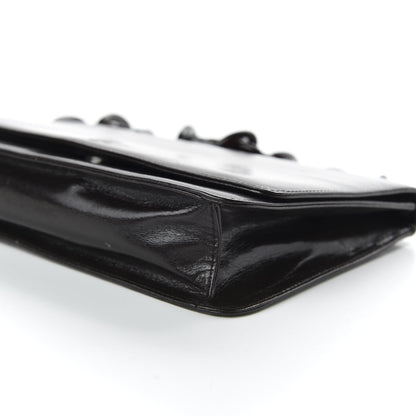 Prada Goatskin Swing Chain Shoulder Bag Ebano 9 of 9