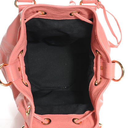 Balenciaga Agneau Giant 12 Gold Hardware Mini Pompon Rose Azalee 5 of 7