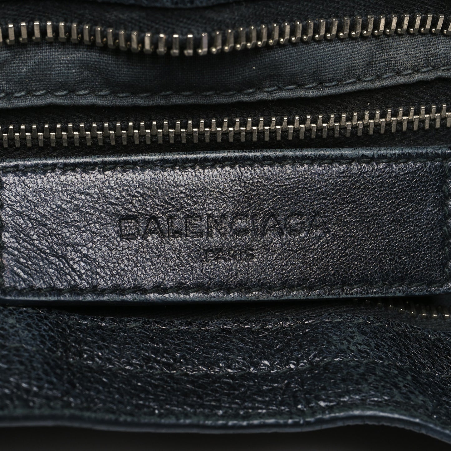 Chevre Gold Metallic Edge Hardware City Black