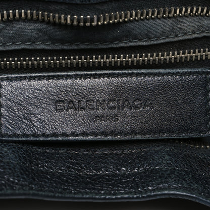 Balenciaga Chevre Gold Metallic Edge Hardware City Black 6 of 17