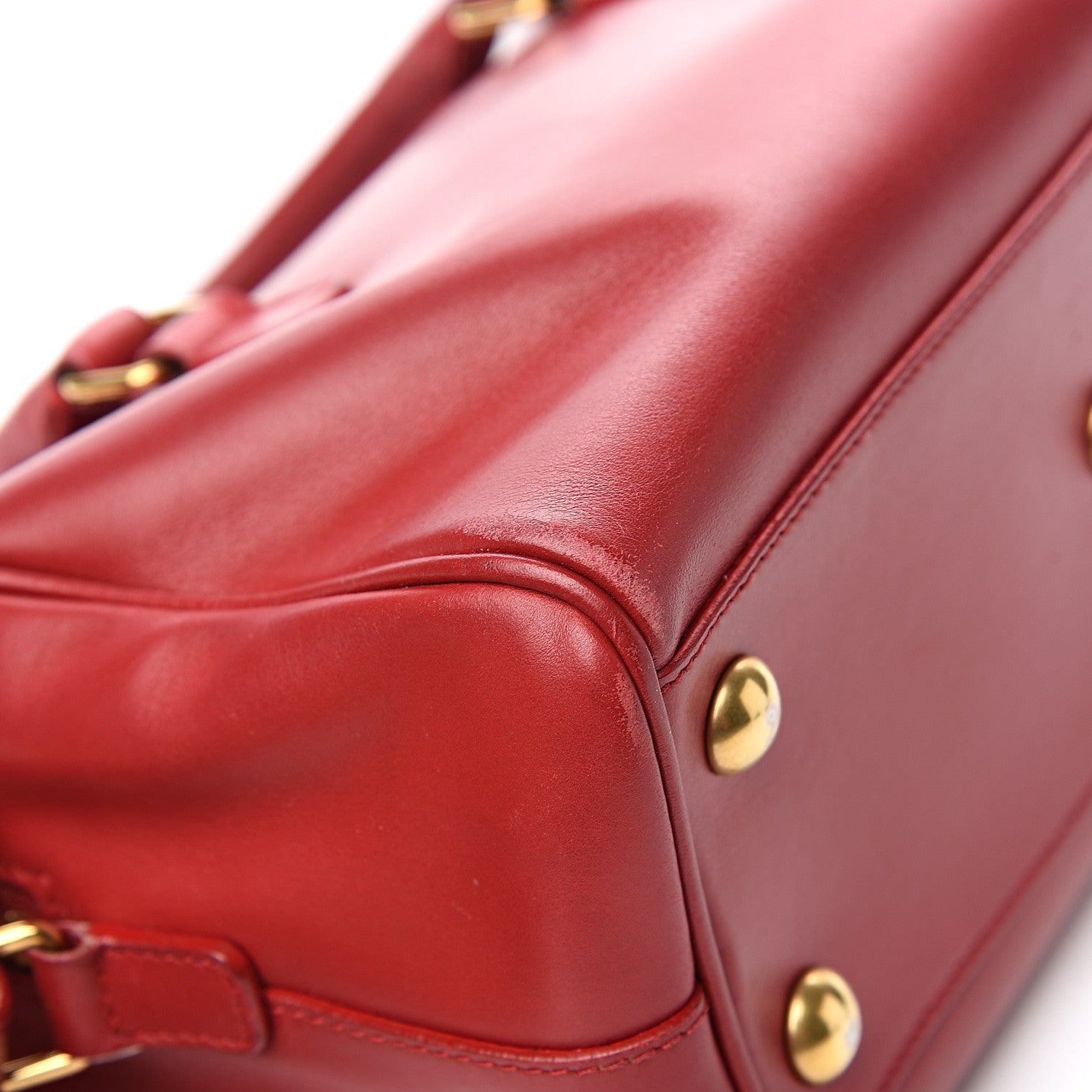 Saint Laurent Calfskin Classic Baby Duffle Red 13 of 15