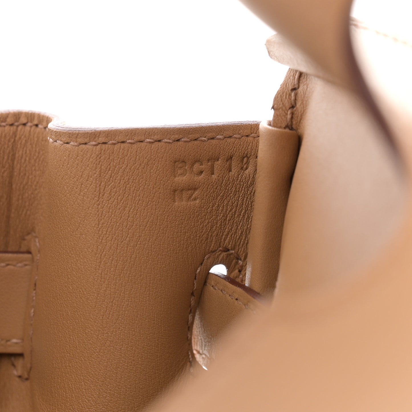 Toile H Swift Birkin 30 Ecru Bai Brun Biscuit