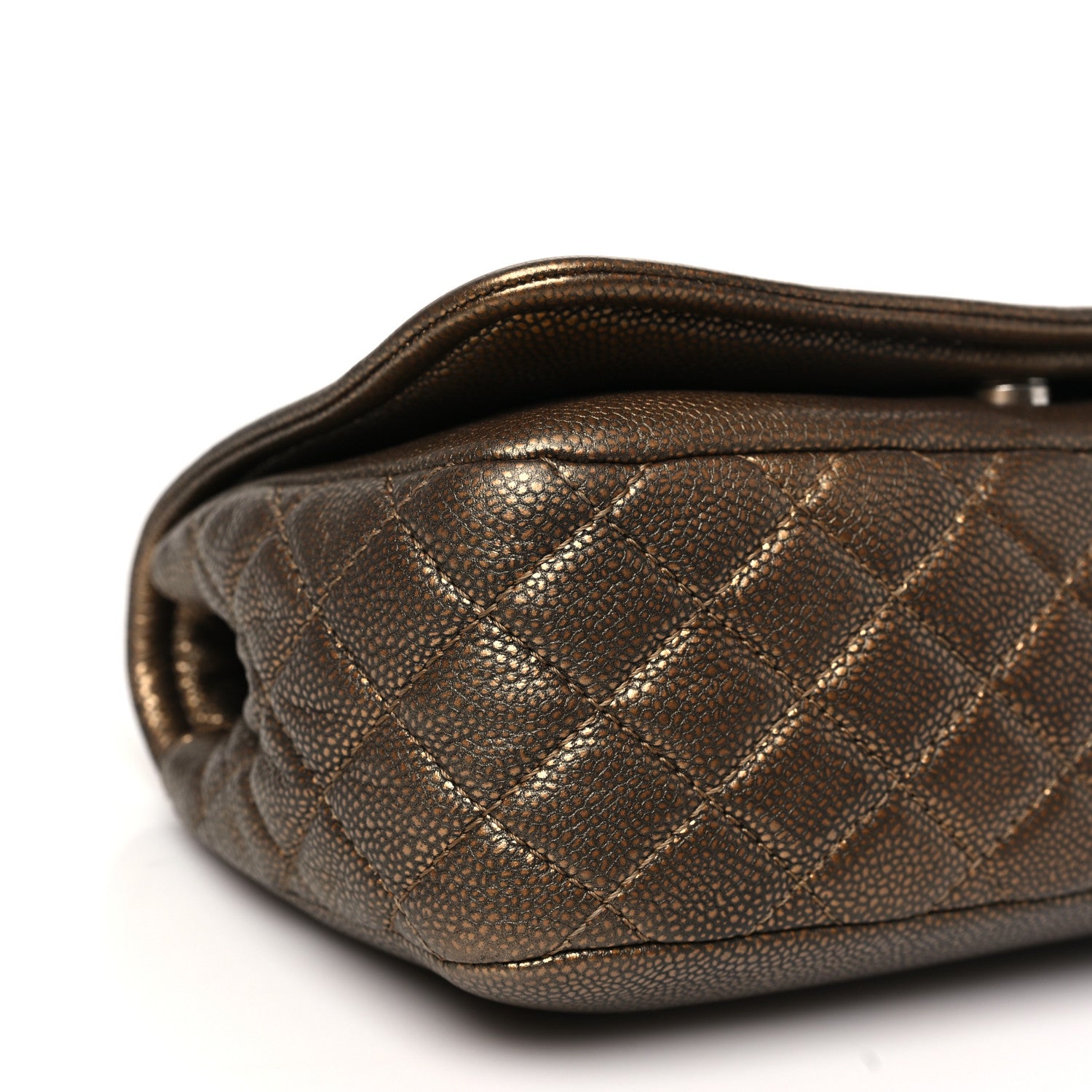 Chanel Metallic Caviar Medium Timeless CC Flap Bronze Bronze 9 of 11