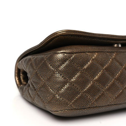 Chanel Metallic Caviar Medium Timeless CC Flap Bronze Bronze 9 of 11