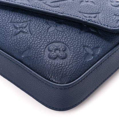 Louis Vuitton Empreinte Pochette Felicie Chain Wallet Navy 14 of 14