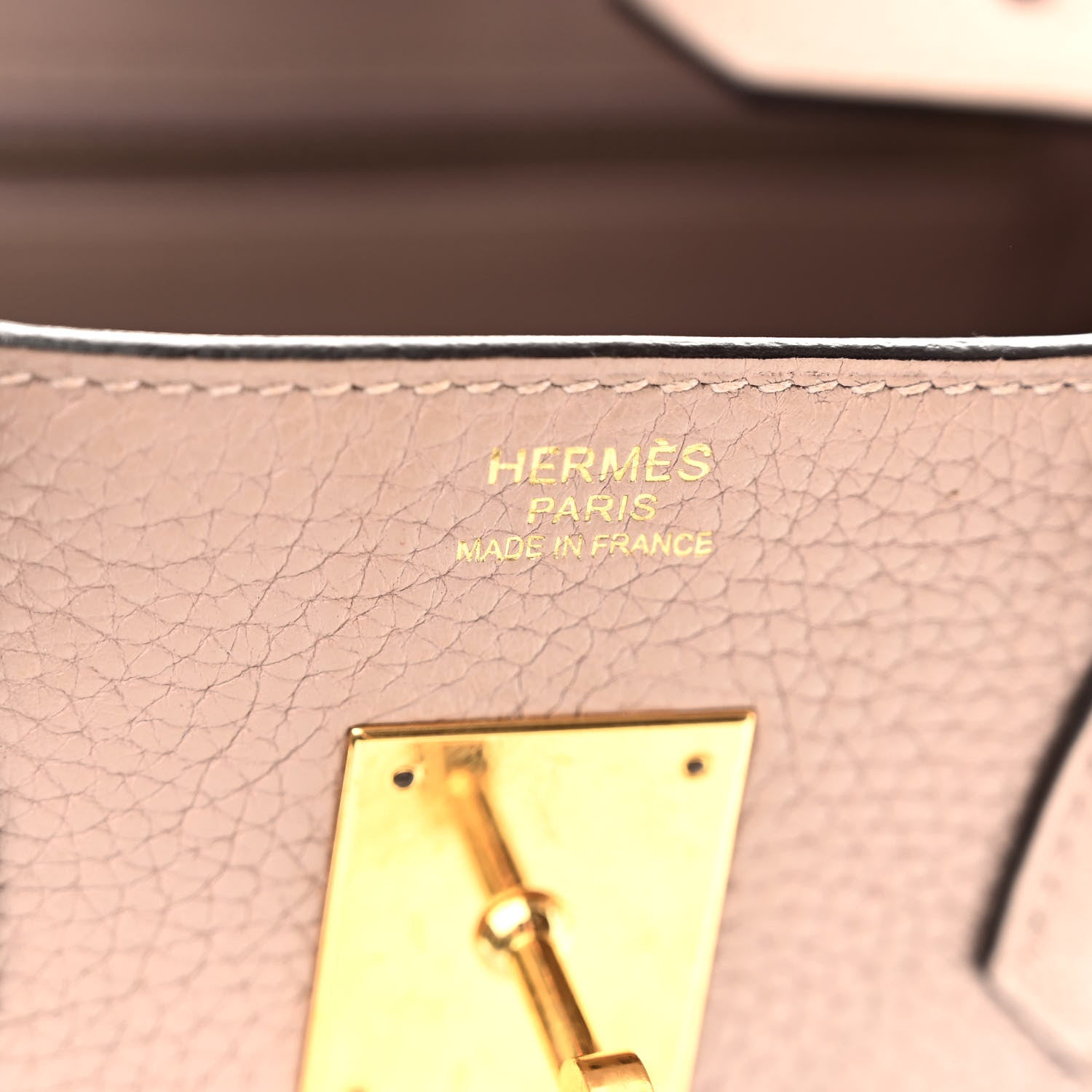 Hermes Taurillon Clemence Birkin 30 Glycine 6 of 13