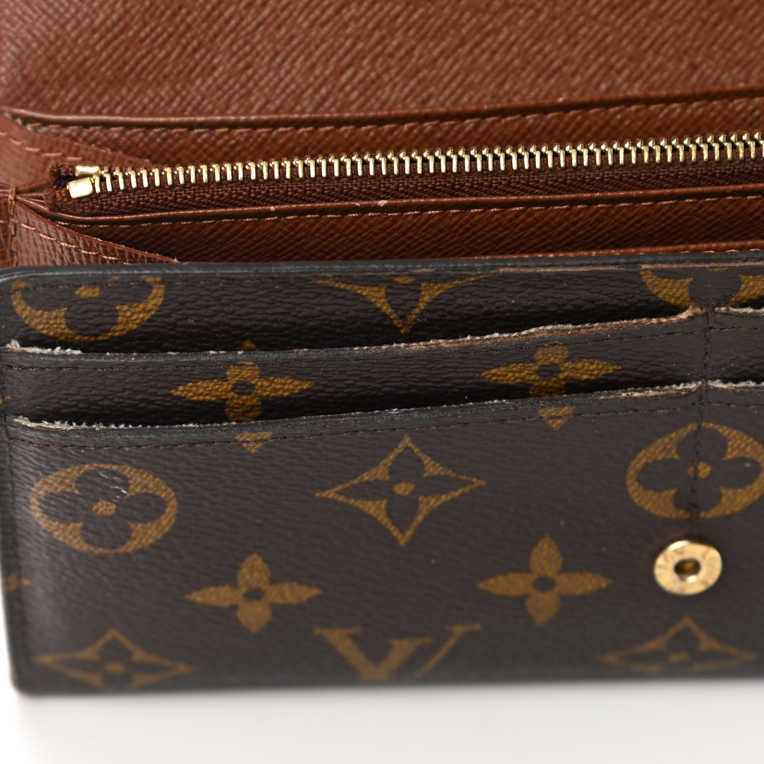 Louis Vuitton Monogram Sarah Wallet NM 9 of 20