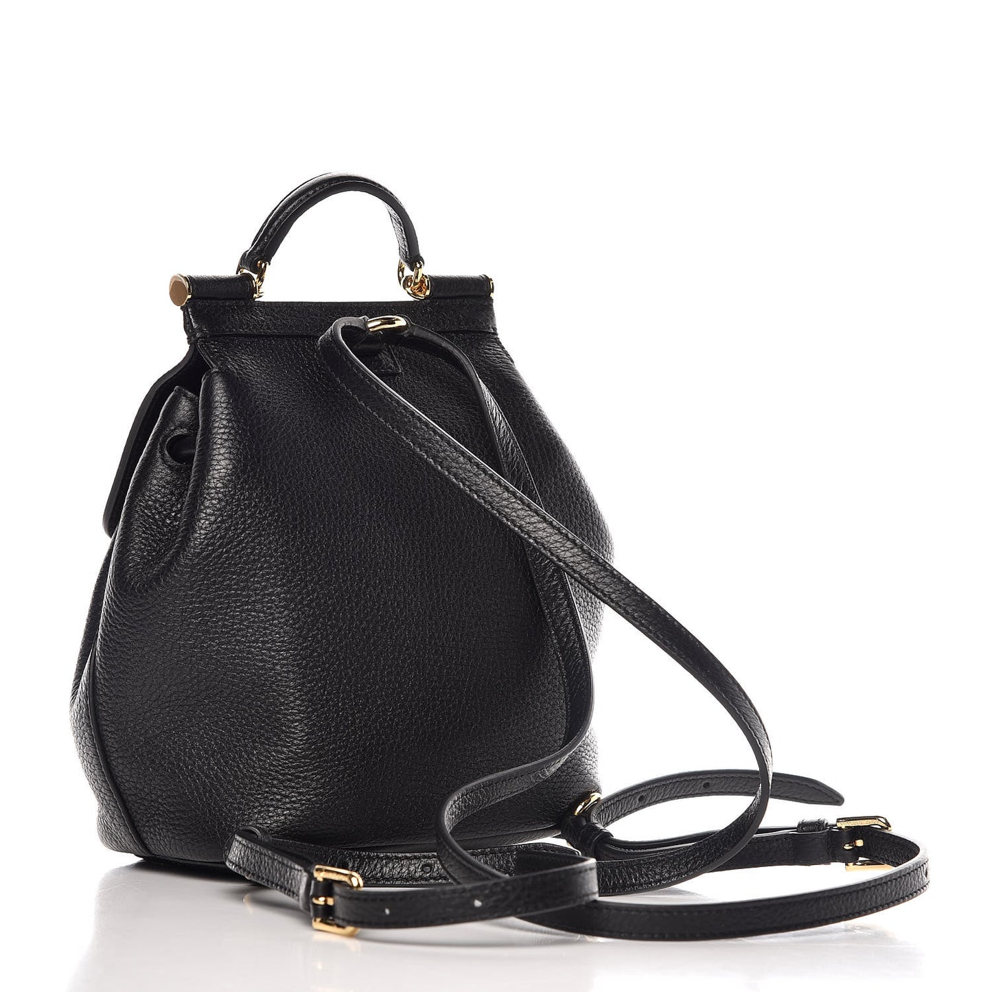 Calfskin Mini Miss Sicily Backpack Black