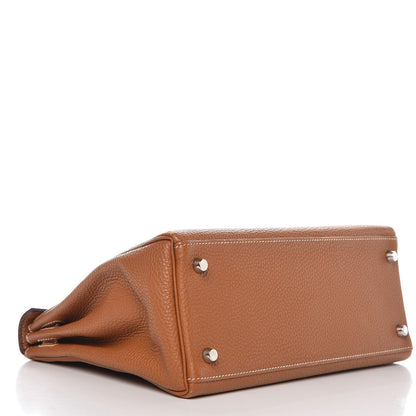 Hermes Togo Kelly Retourne 28 Gold 5 of 38