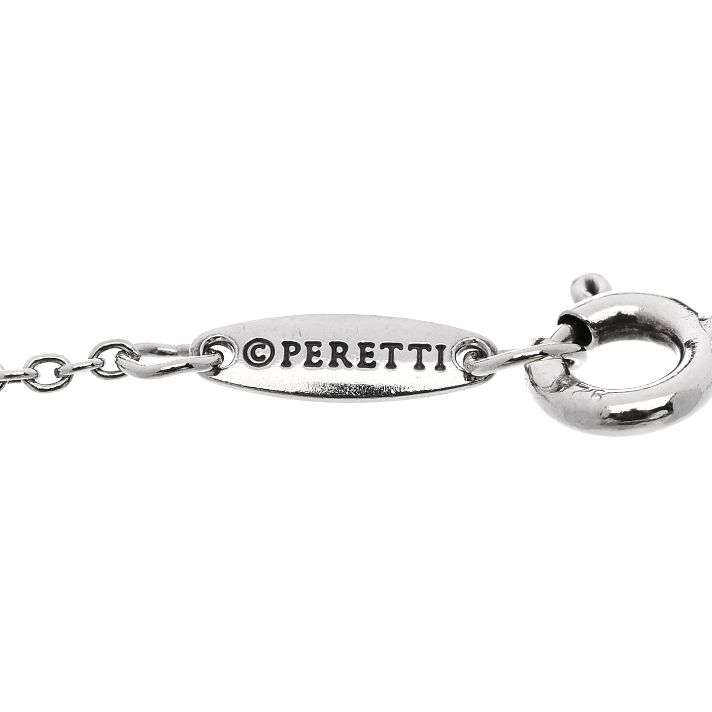 Sterling Silver Diamond .05ct Elsa Peretti Diamonds by the Yard Bracelet