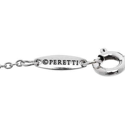 Tiffany Sterling Silver Diamond .05ct Elsa Peretti Diamonds by the Yard Bracelet 4 of 6