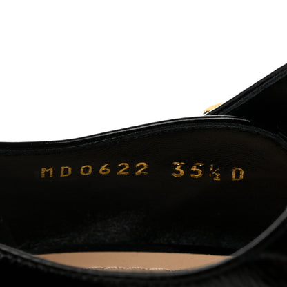Christian Dior Brushed Calfskin Uniform 30mm Pumps 35.5 Black 7 of 8