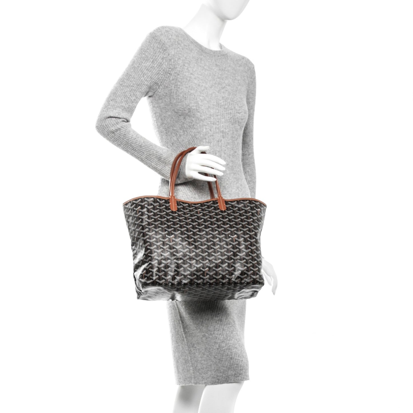Goyardine Saint Louis PM Black Gold