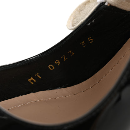 Christian Dior Patent Ribbon J'Adior Slingback 100mm Pumps 35 Black 9 of 10