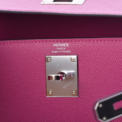 Hermes Epsom Kelly Sellier 28 Rose Pourpre 20 of 36