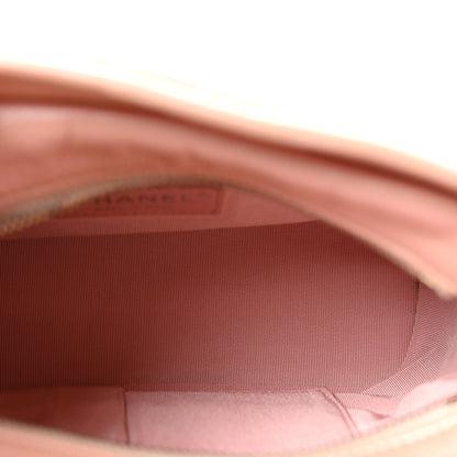 Chanel Iridescent Aged Calfskin Quilted Small Gabrielle Hobo Rose Rose 5 of 13