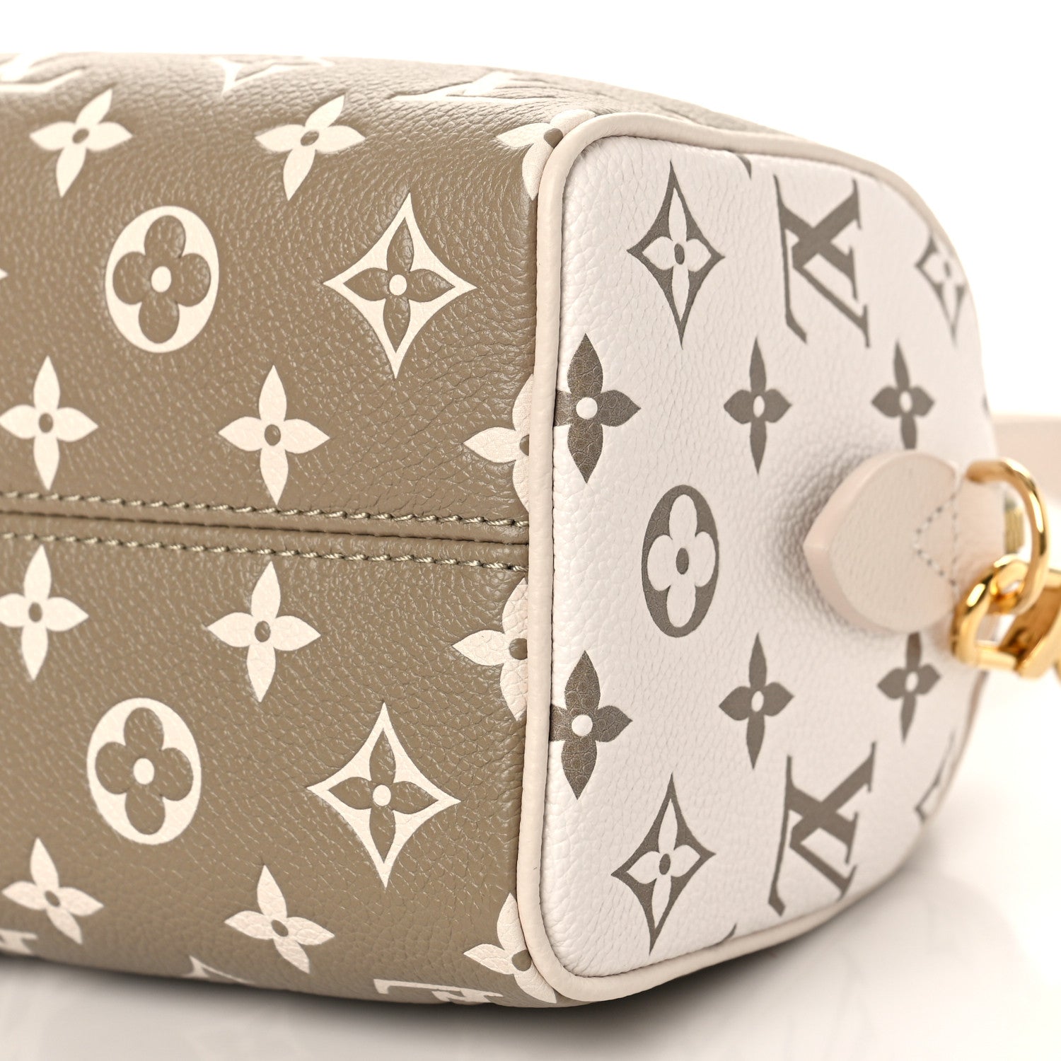 Louis Vuitton Empreinte Monogram Spring in the City Speedy Bandouliere 20 Kaki Beige Cream 8 of 9