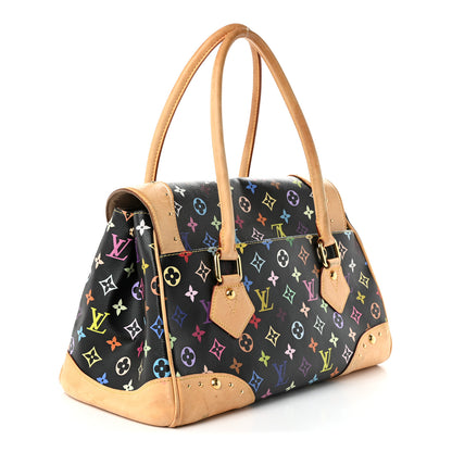 Louis Vuitton Monogram Multicolor Beverly GM Black 3 of 9