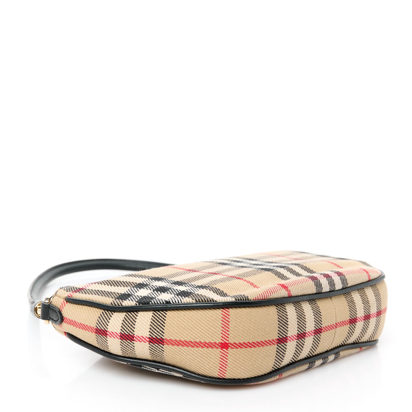 Vintage Check Calfskin Olympia Slim Pouch Archive Beige