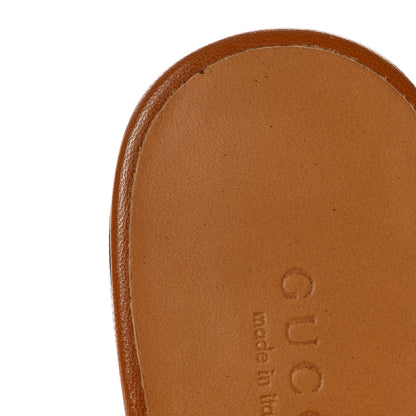 Gucci Malaga Kid Womens Princetown Slippers 36.5 Cognac 9 of 10