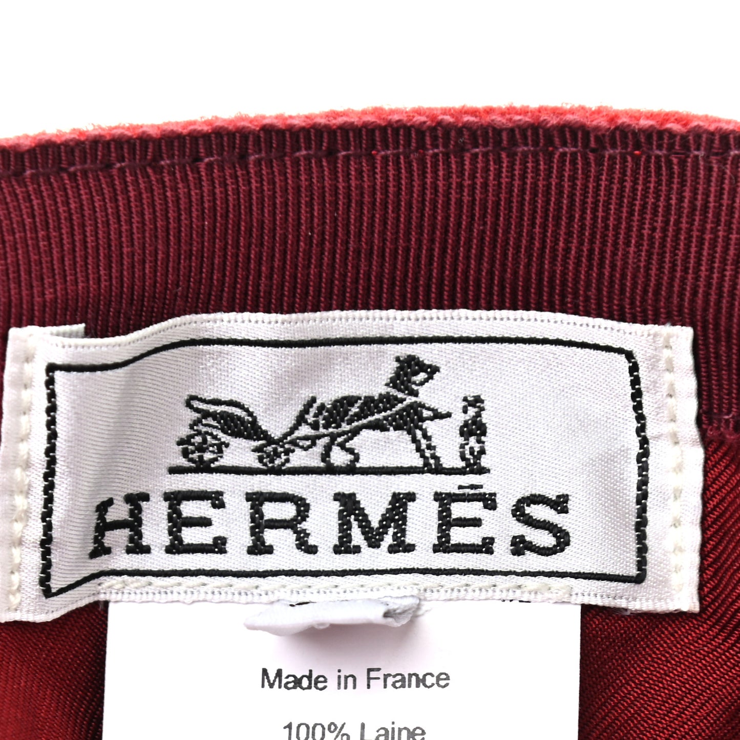 Wool Davis Varsity Cap 56 Rouge