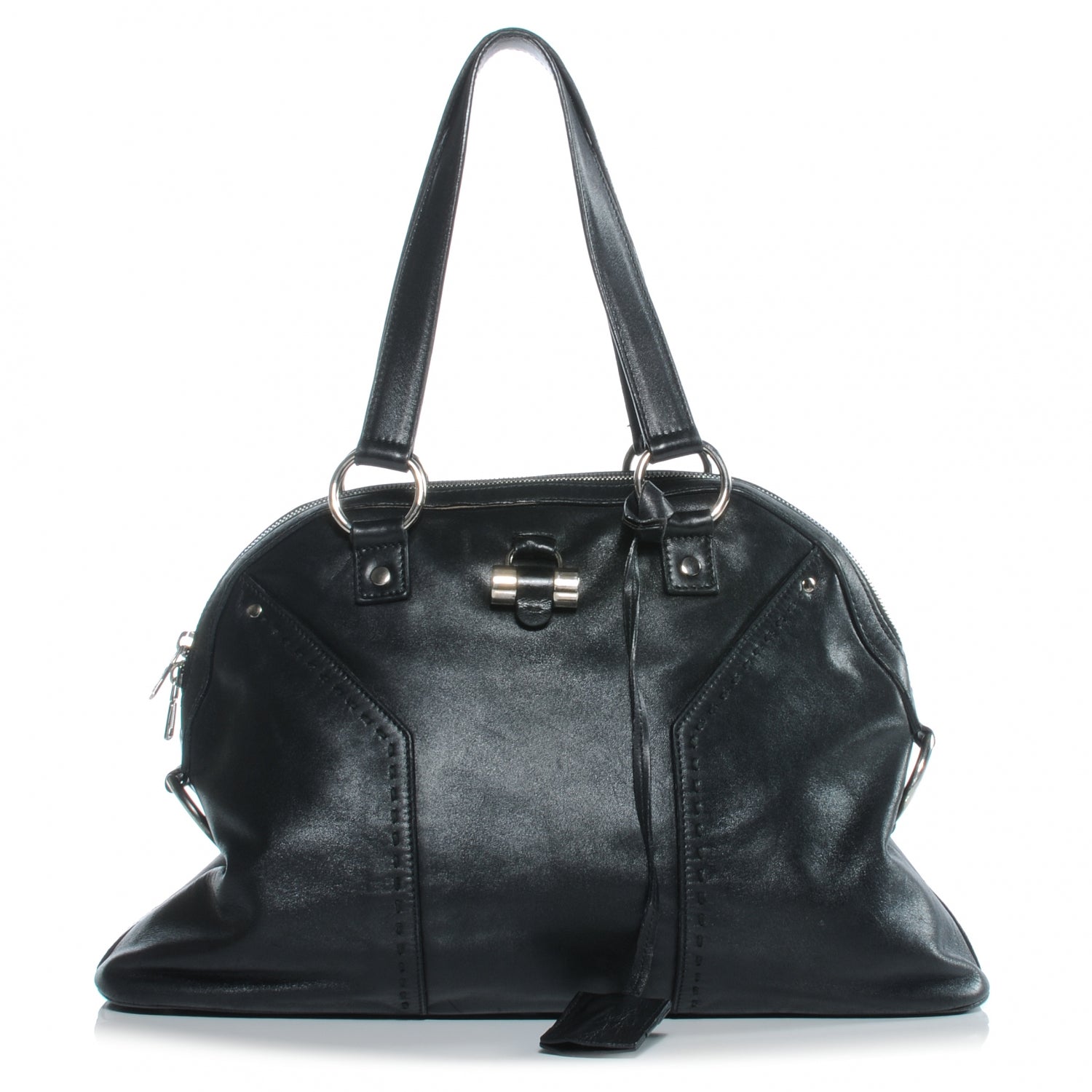 Saint Laurent Leather Large Muse Black 1 of 8