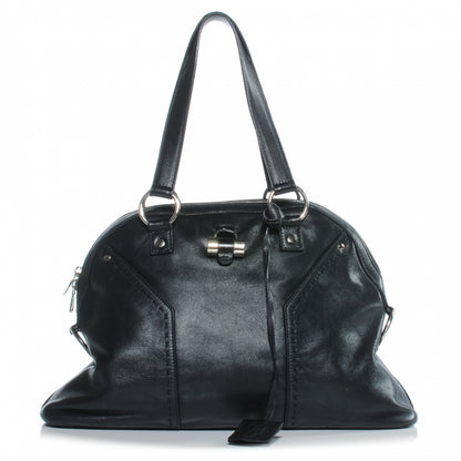 Saint Laurent Leather Large Muse Black 1 of 8