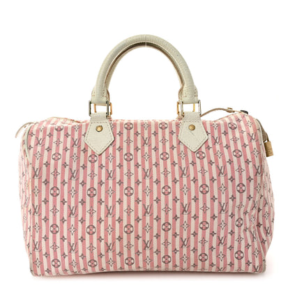 Louis Vuitton Mini Lin Croisette Speedy 30 Rouge 1 of 13