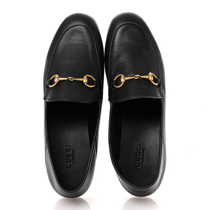 Gucci Lambskin Womens Brixton Horsebit Loafers 38 Black 2 of 11