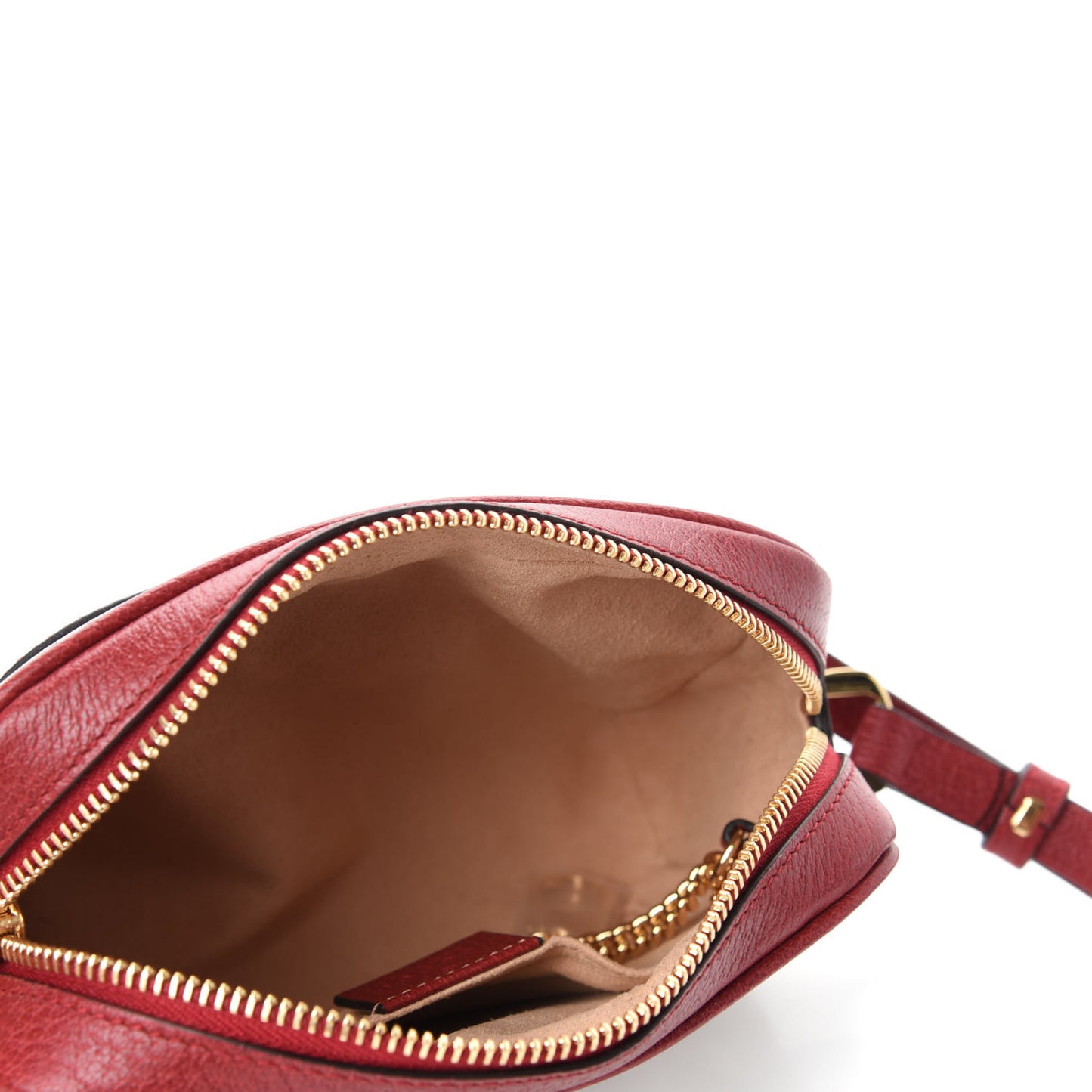 GG Supreme Monogram Flora Web Mini Ophidia Shoulder Bag Red