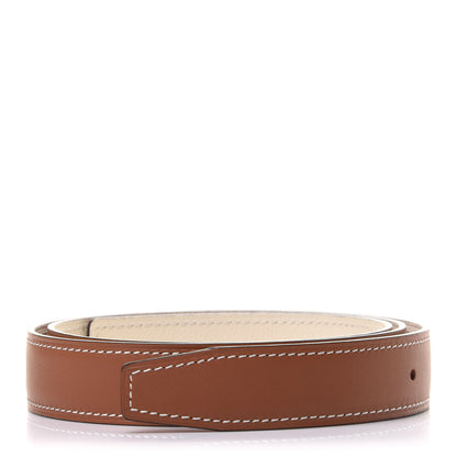 Hermes Swift Epsom 24mm Belt Strap 80 Nata Gold 1 of 6